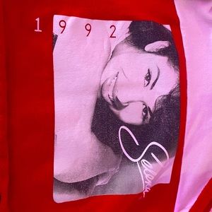 Selena Cropped Red & White Sweater